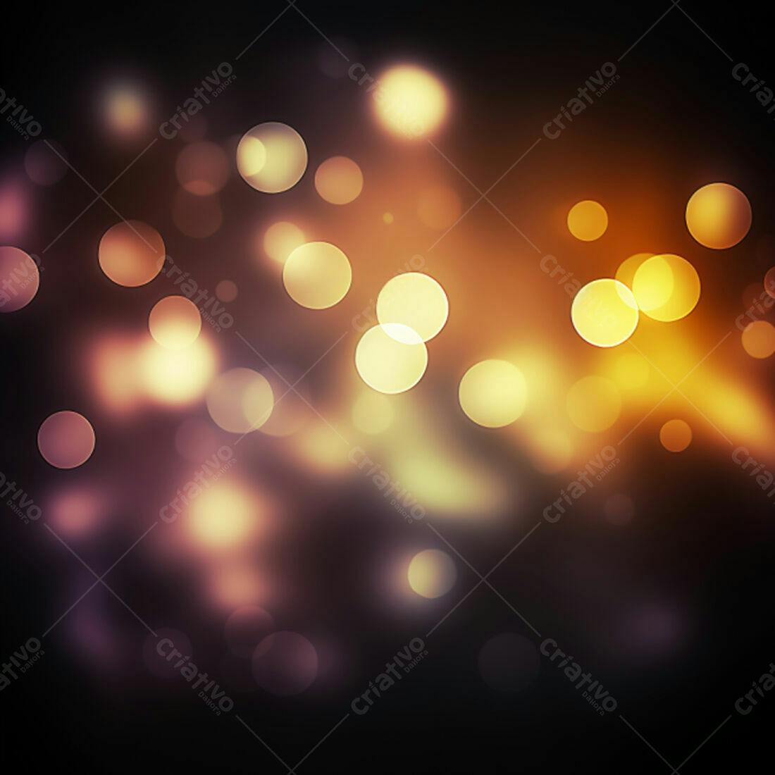 Textura Luzes Bokeh Dourada para Fundo