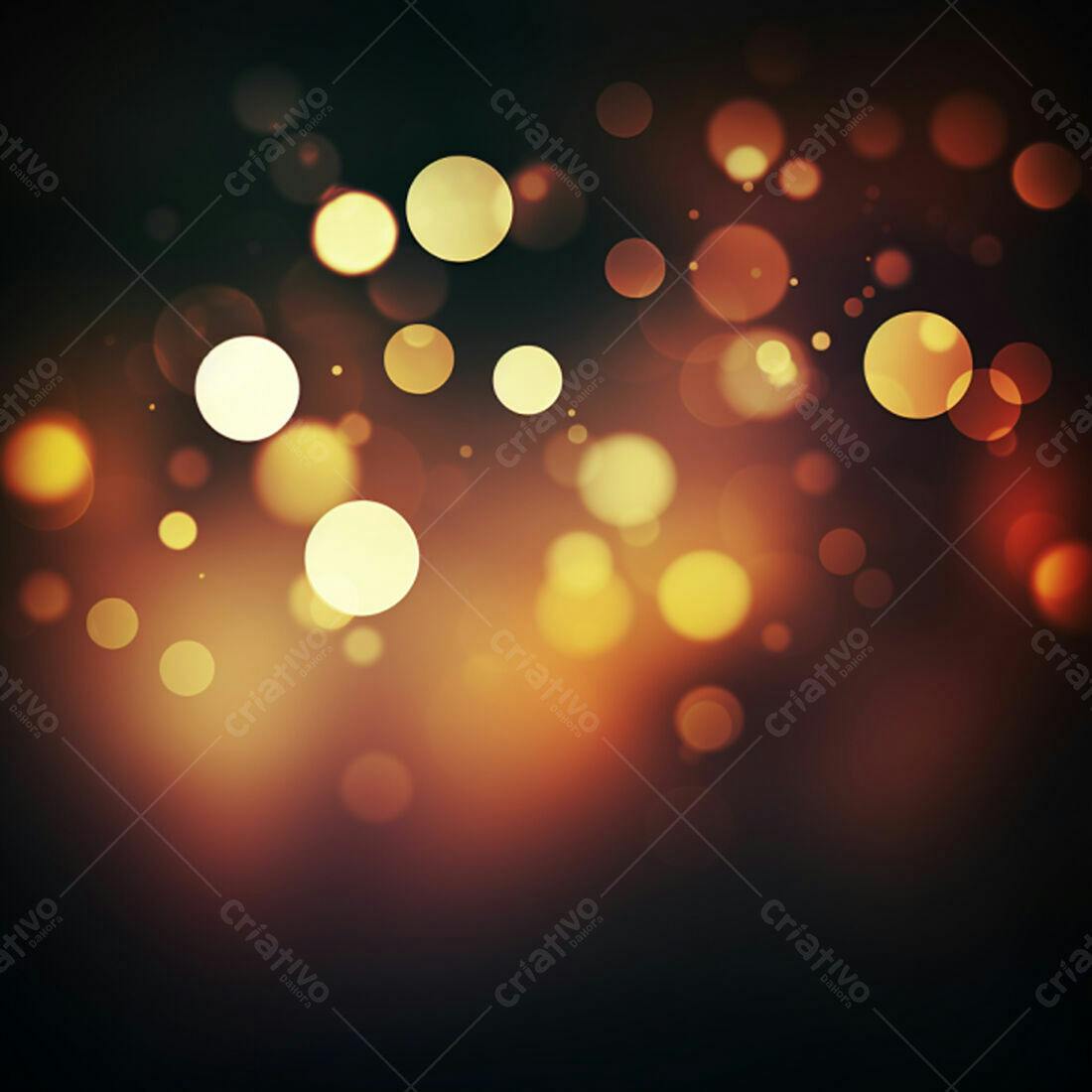Textura Luzes Bokeh Douradas para Fundo