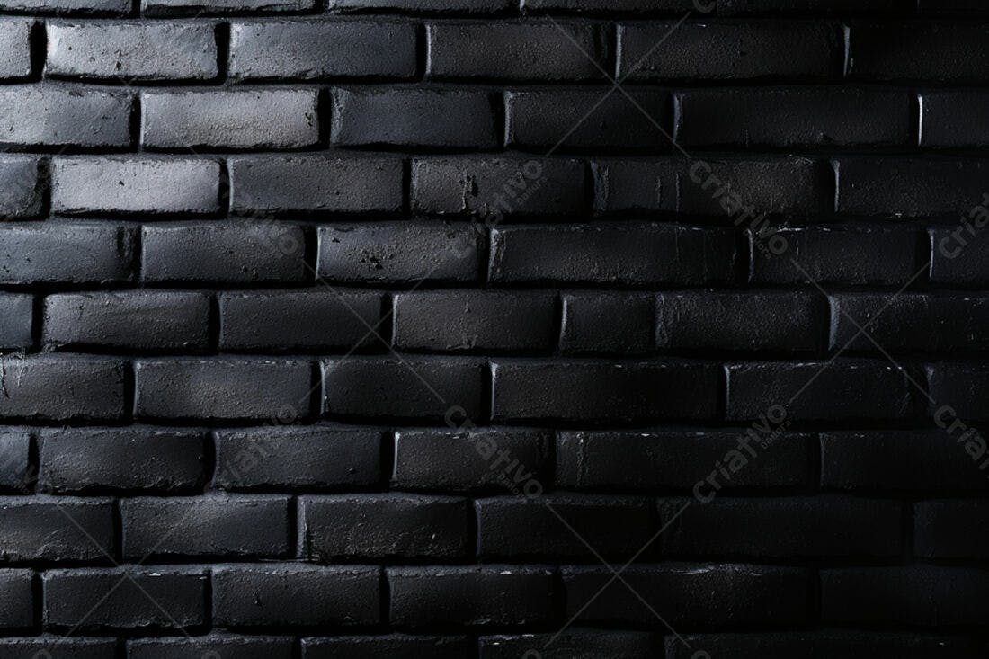 Textura tijolo preto para fundo escuro