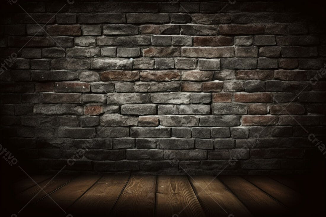 Textura Tijolo Escuro para Fundo Gótico
