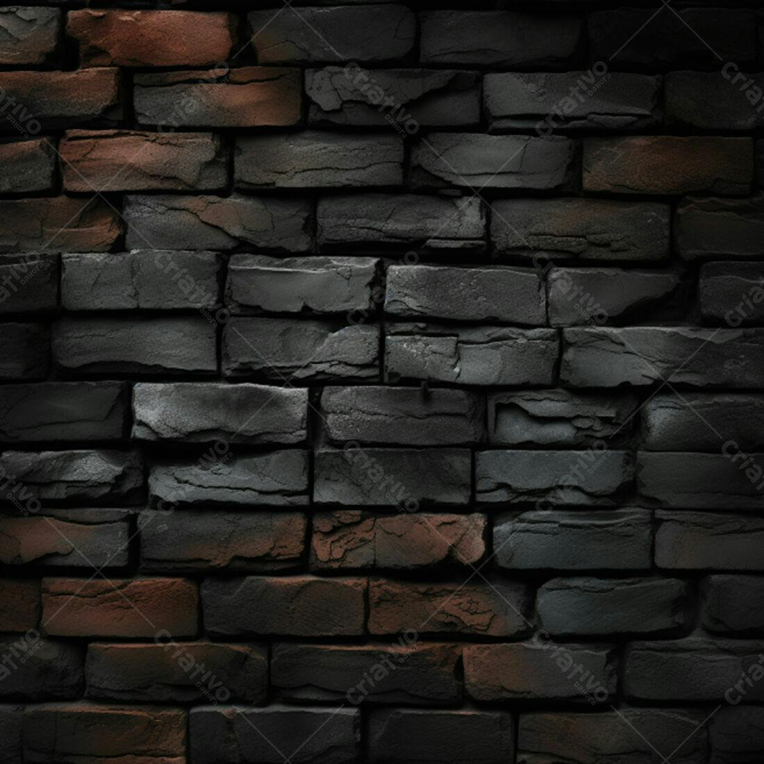 Textura tijolo escuro para fundo gótico