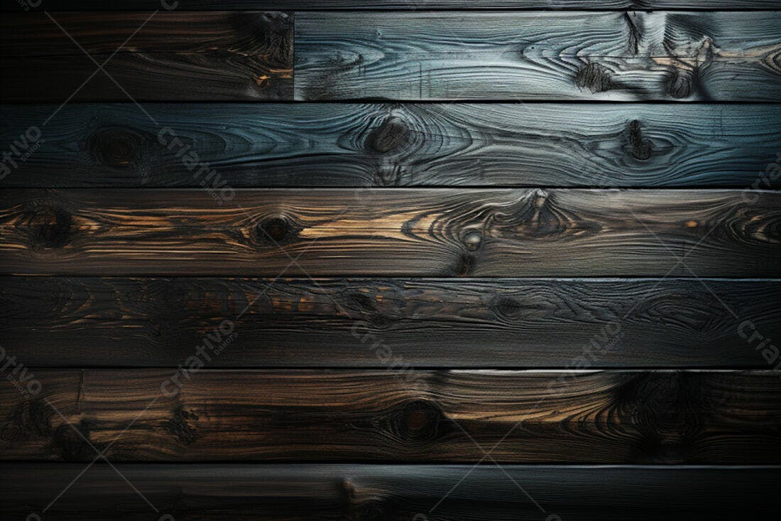 Textura madeira escura queimada para fundo