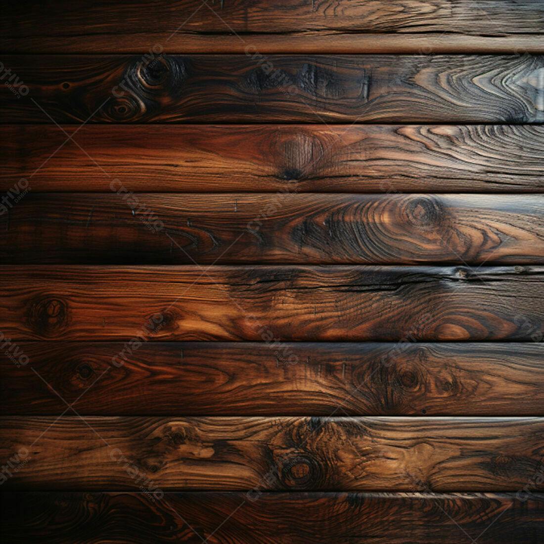 Textura Madeira Escuro Queimada para Fundo