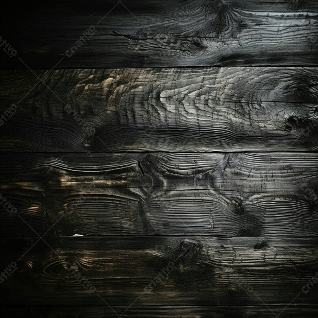 Textura madeira queimada escura para fundo