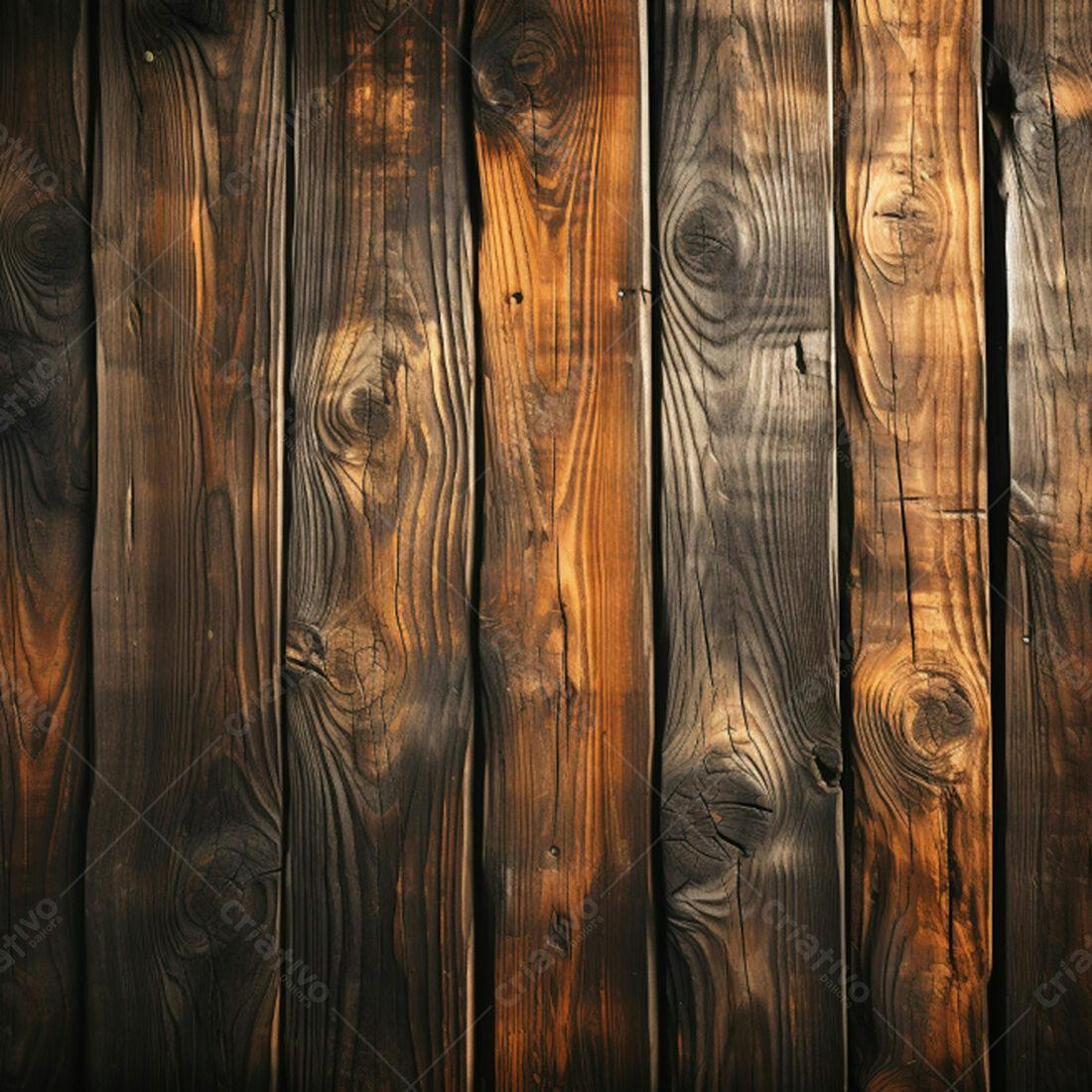 Textura Madeira Rústica Escuro para Fundo