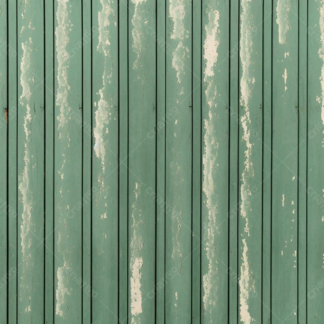 Textura Madeira Verde Envelhecida para Fundo