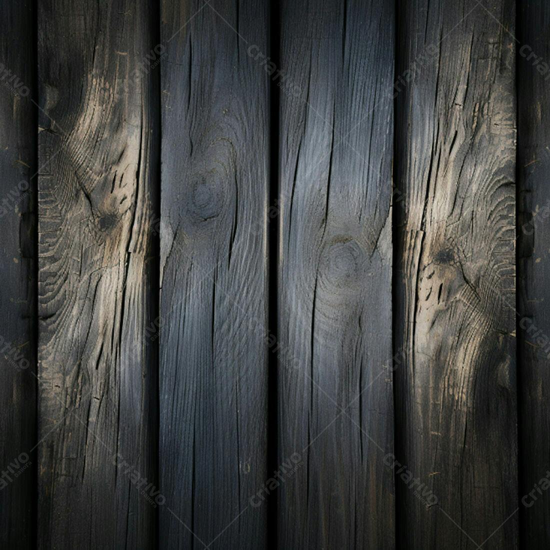 Textura Madeira Queimada Escuro para Fundo