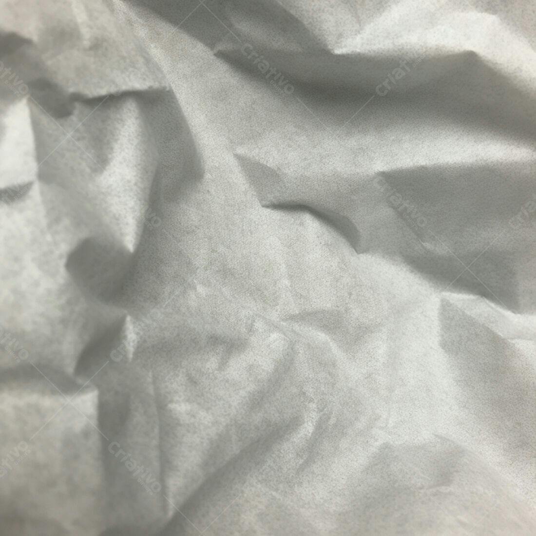 Textura Papel Amassado Cinza para Fundo