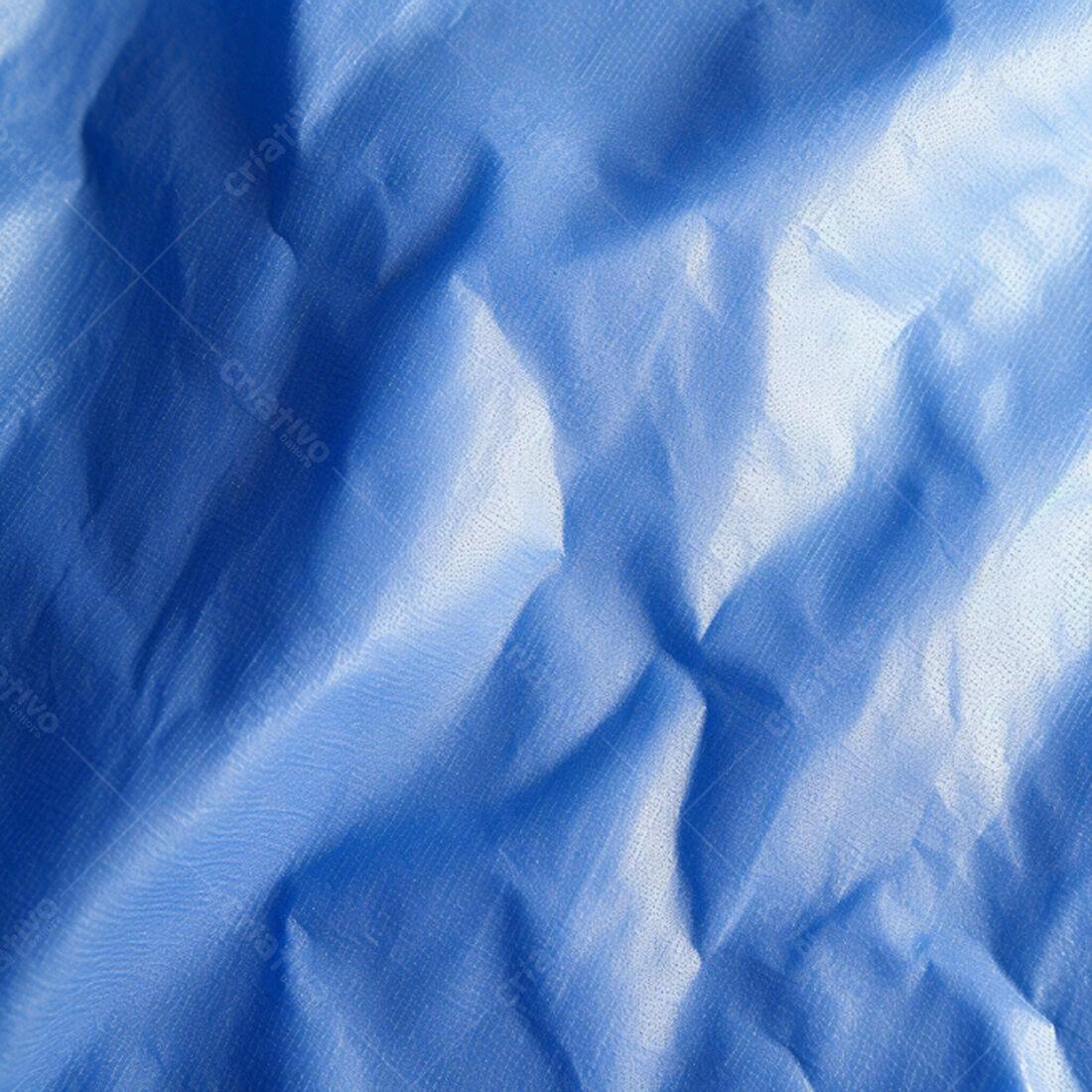 Textura tecido nylon azul para fundo