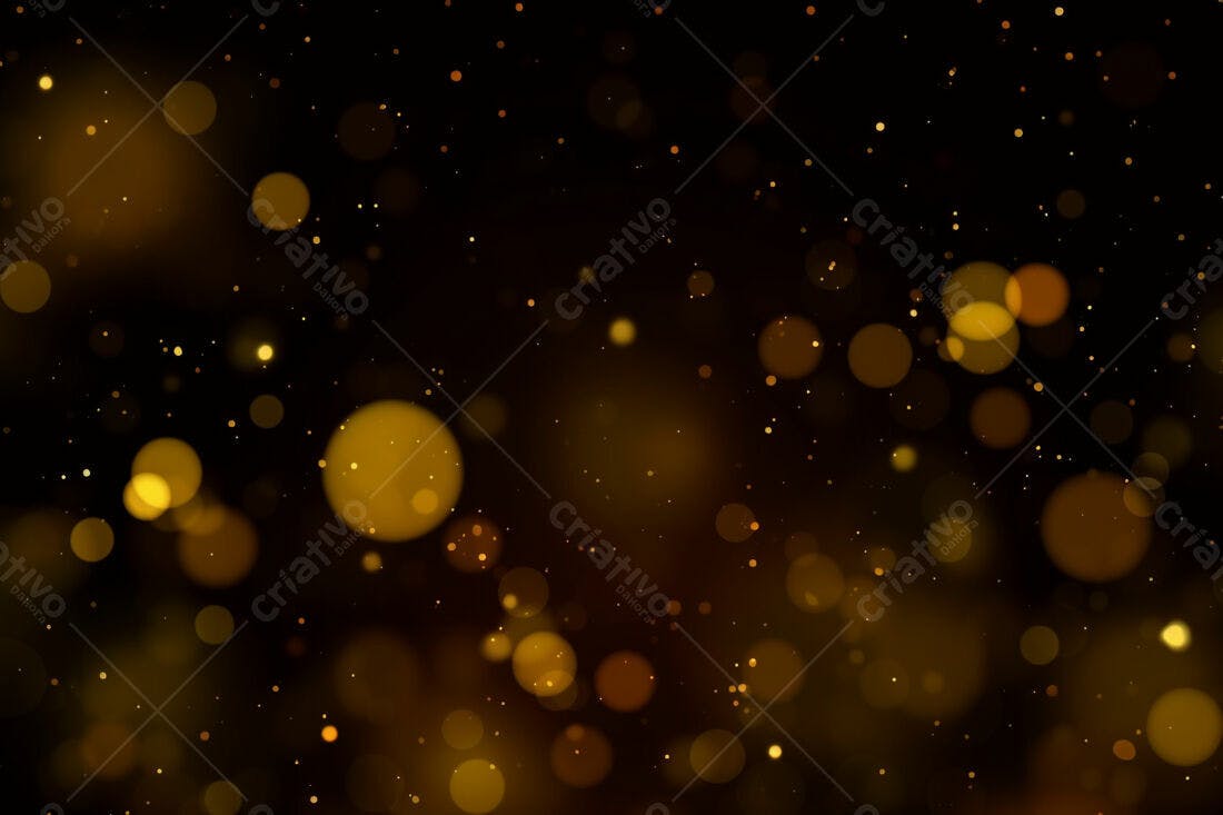Textura Luzes Douradas para Fundo Festivo