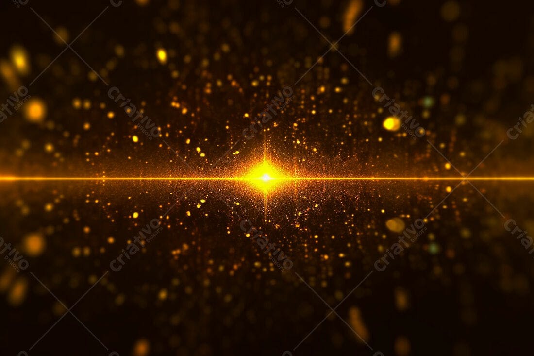 Textura Fundo Dourado com Brilho para Design