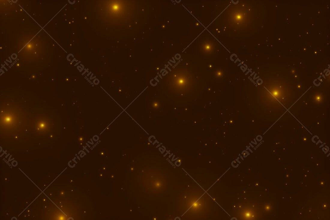 Textura Fundo Dourado com Luzes para Design