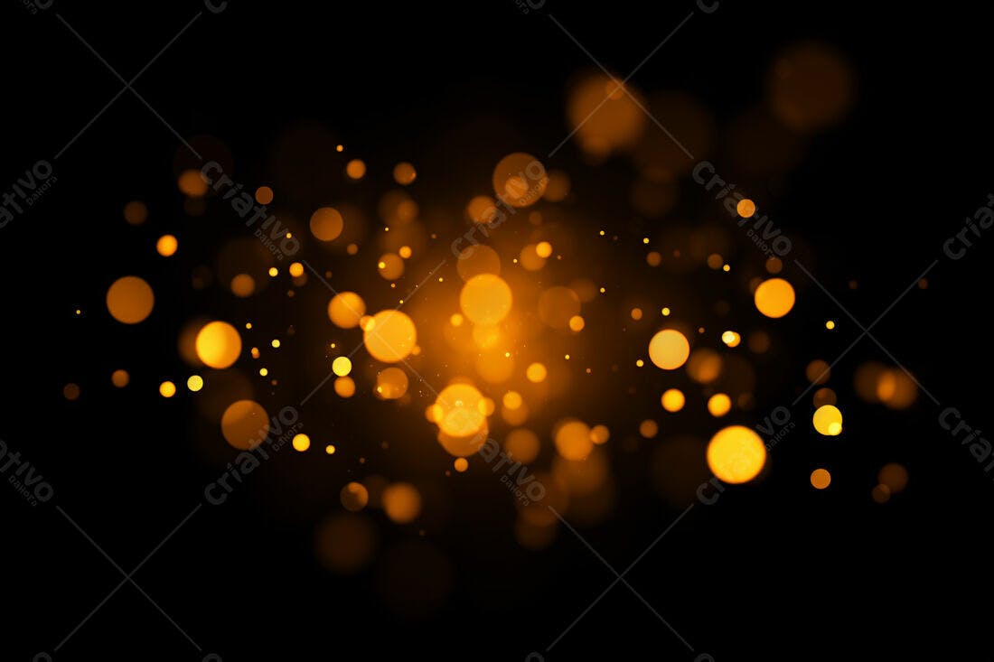 Textura Luzes Douradas para Fundo