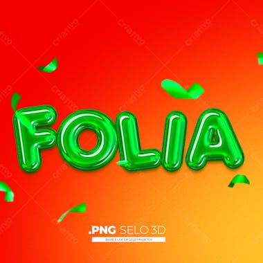 Selo 3d folia