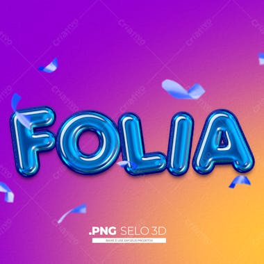 Selo 3d folia