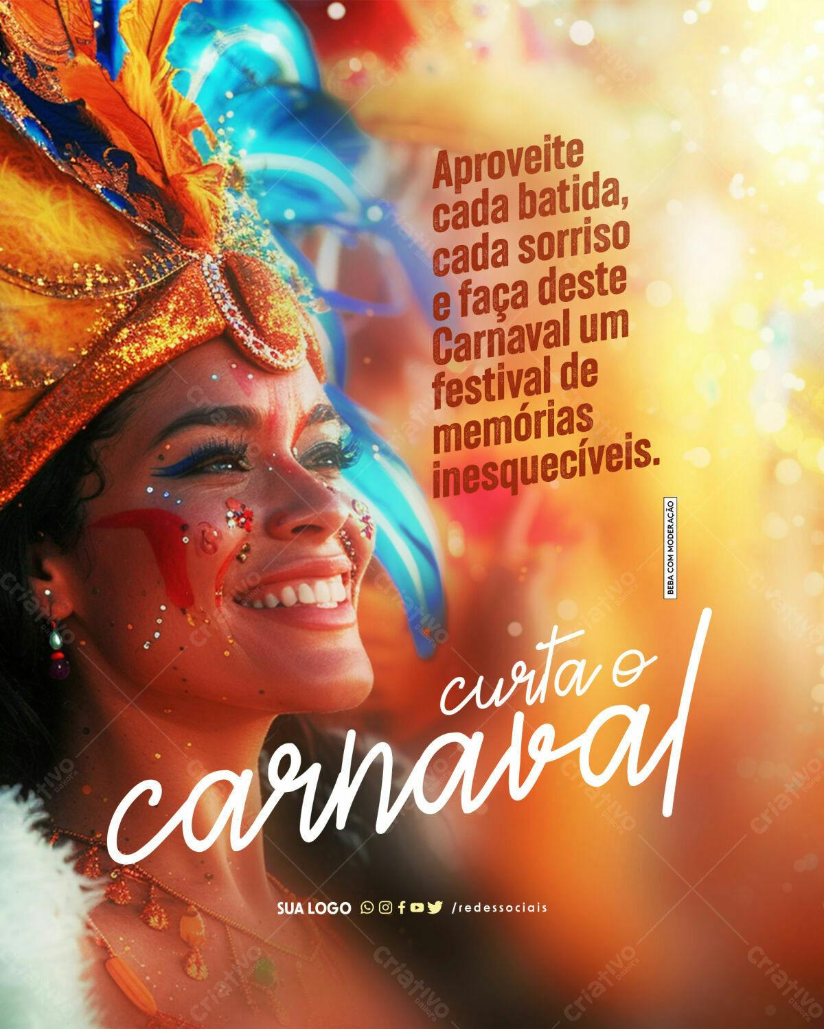 Flyer Carnaval PSD Editável