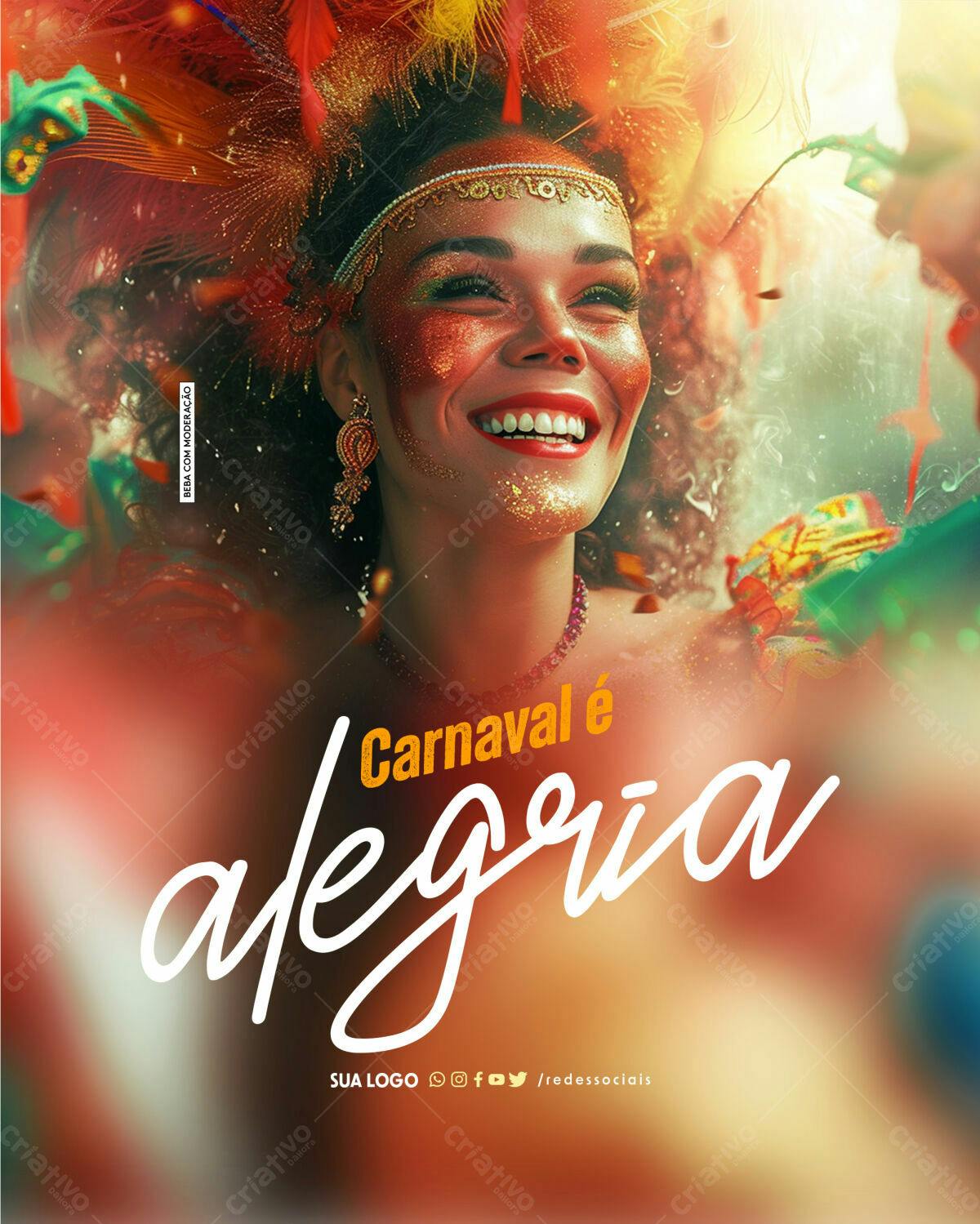 Flyer Carnaval PSD Editável