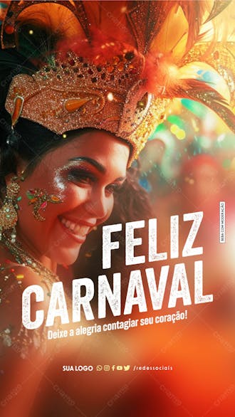 Story carnaval feliz carnaval