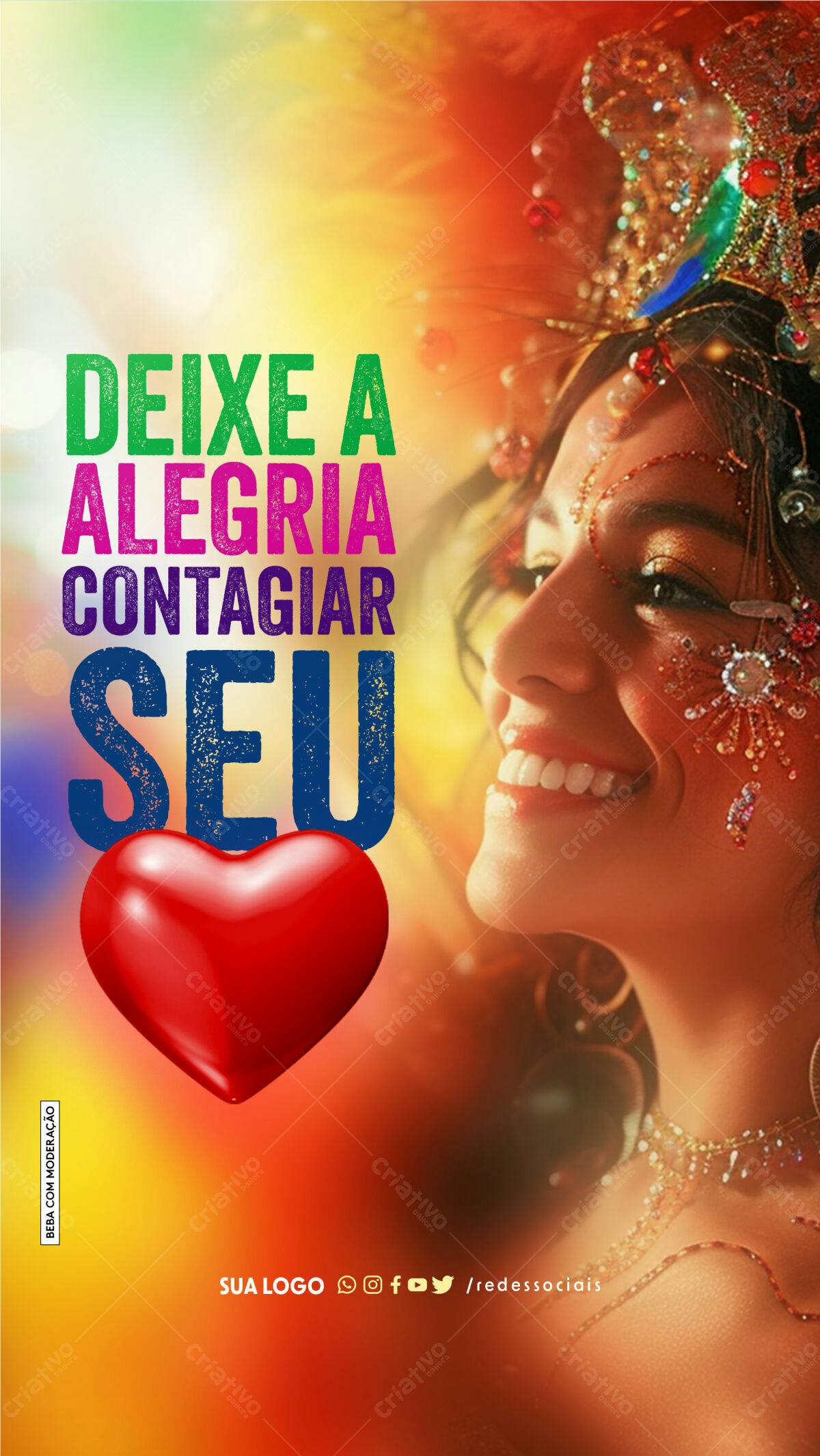 Flyer Carnaval PSD Editável