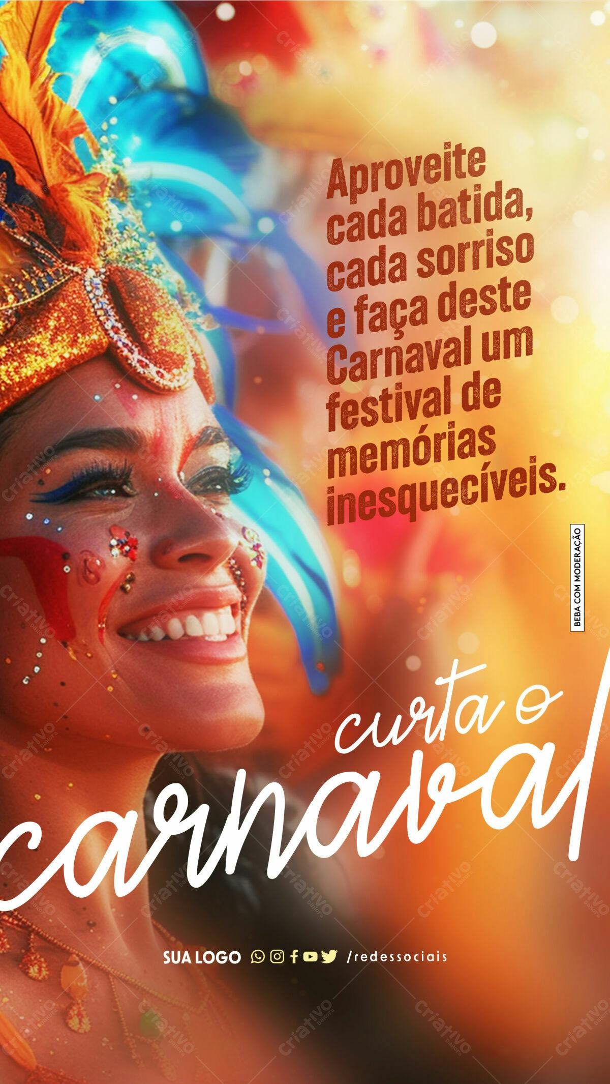 Flyer Carnaval PSD Editável