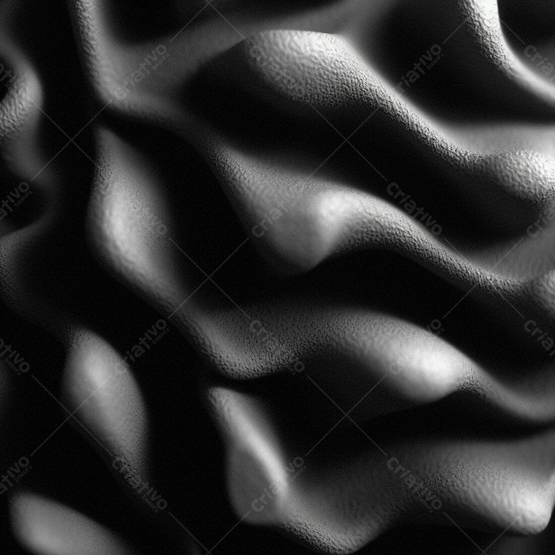 Textura Tecido Escuro Ondulado para Fundo