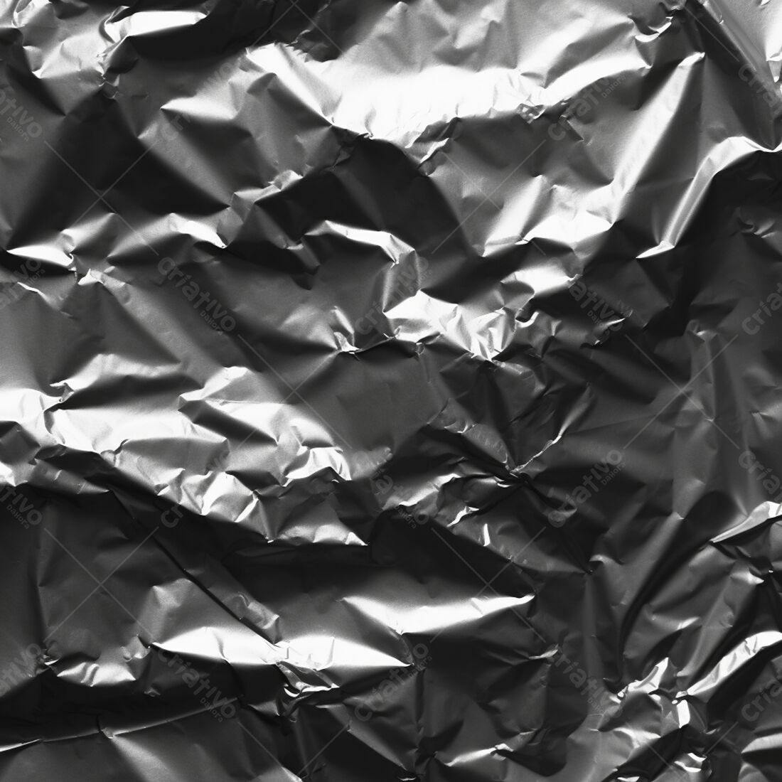 Textura Metal Amarrotado Escuro para Fundo