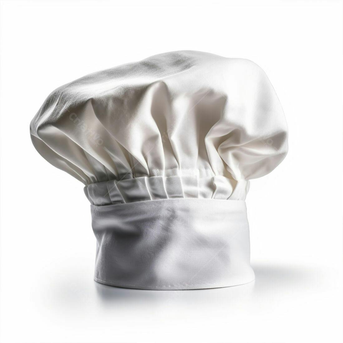 Toca de Chef Branca isolada