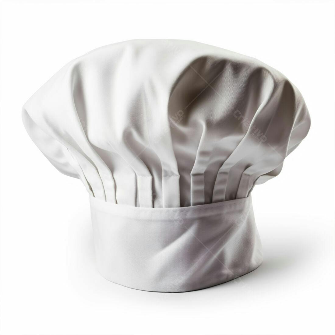 Toque de Chef Branco isolado
