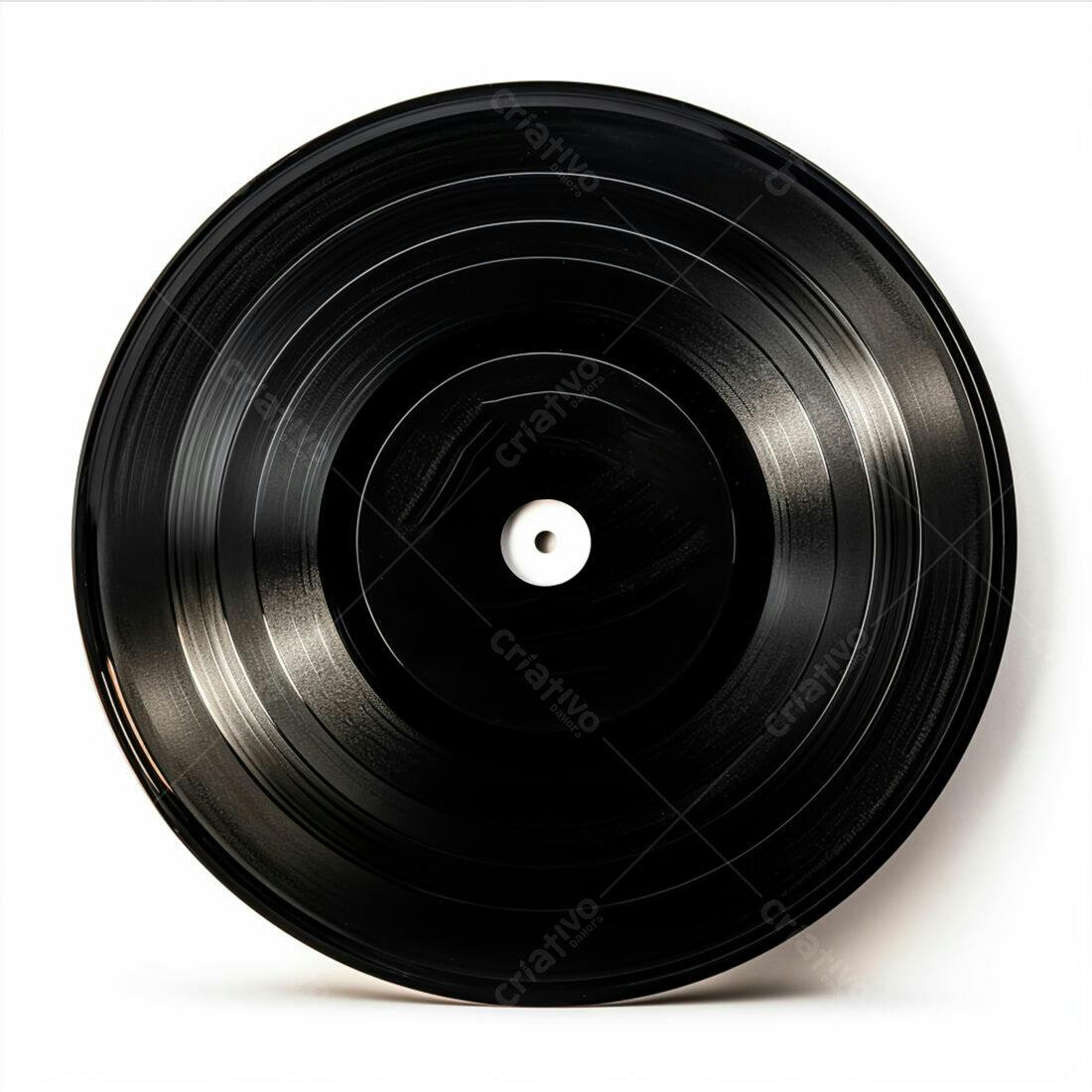 Disco de vinil preto