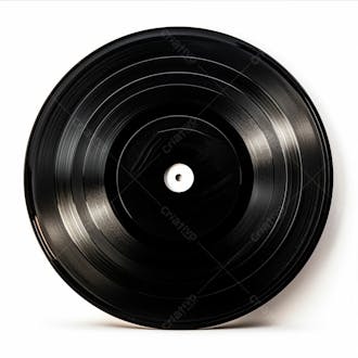 Imagem de um disco preto sobre fundo branco
