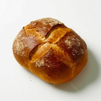 Imagem de pão sobre fundo branco