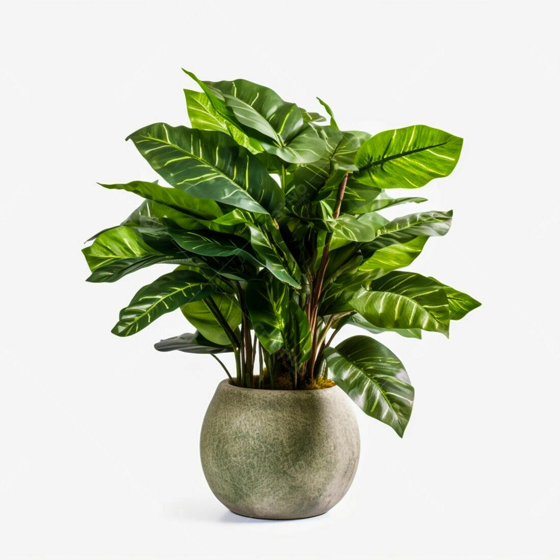 Planta Artificial em Vaso Verde Claro