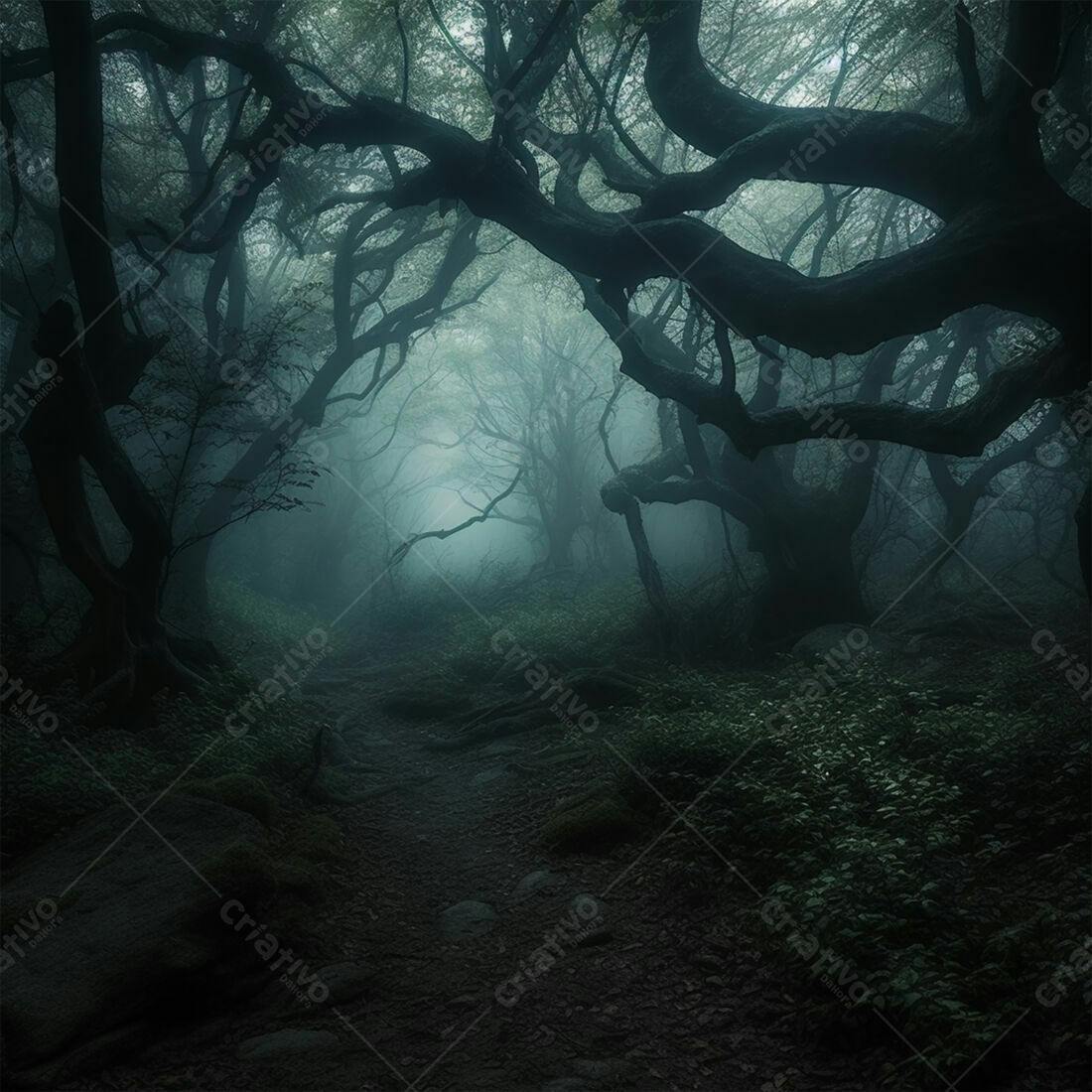 Trilha Misteriosa em Floresta Encantada