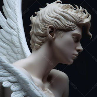Imagem de um anjo gerado por ia
