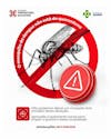 Mosquito da dengue conscientização post psd
