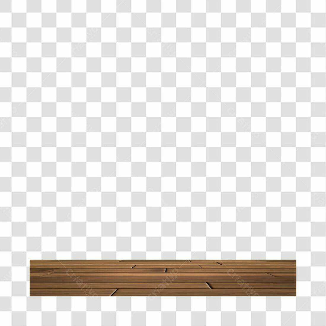 PNG Mesa de Madeira Marrom para Mockup com fundo transparente