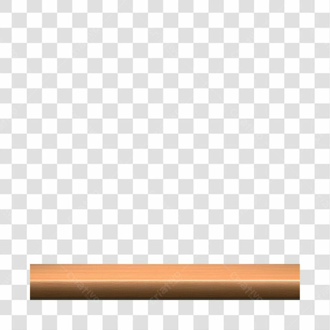Prancha de Madeira PNG com fundo transparente