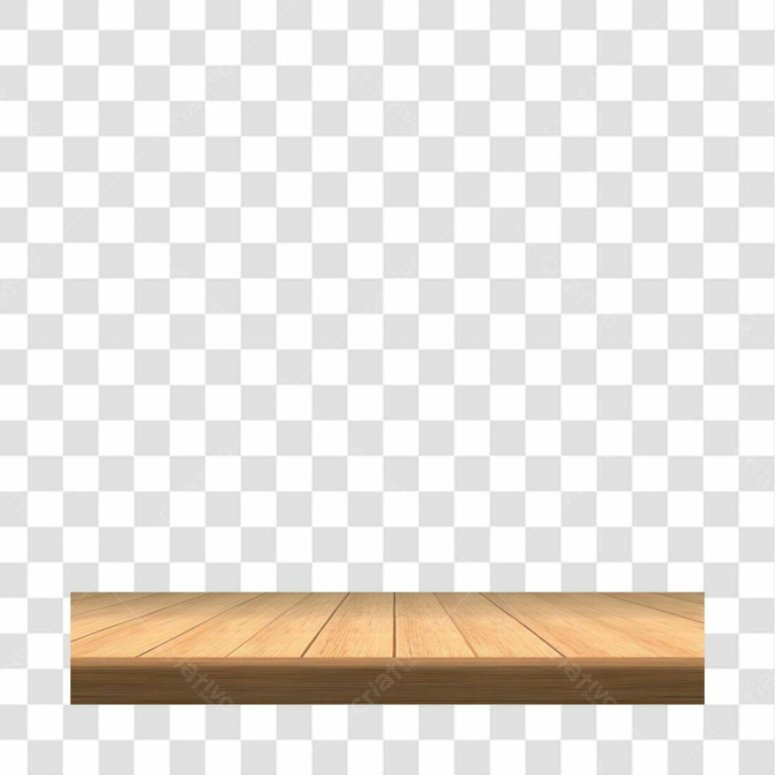 Mesa de Madeira PNG com fundo transparente