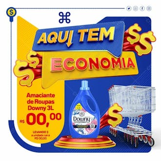 Amaciante de roupa oferta supermercado mercado psd