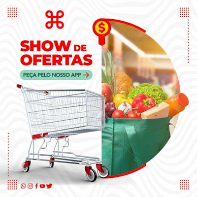 Aplicativo Mercado App Psd Editavel