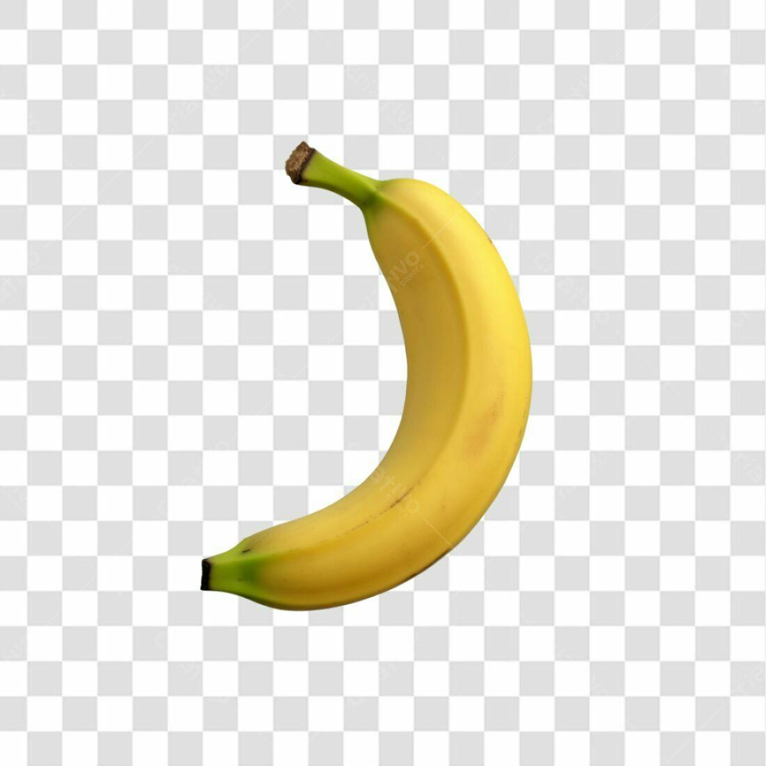Icone Fruta Banana PNG com fundo transparente