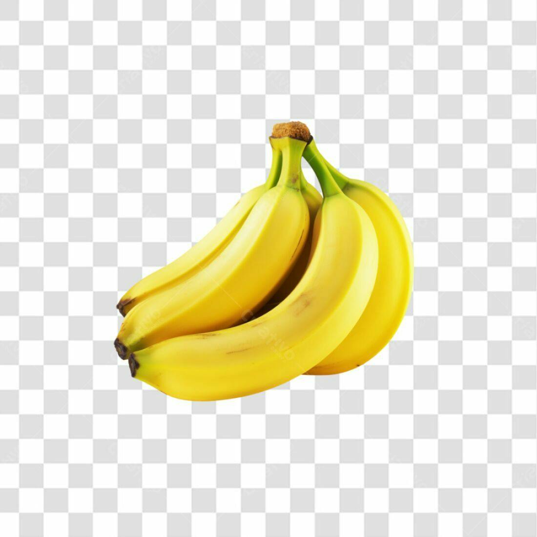 Icone Fruta Banana PNG com fundo transparente
