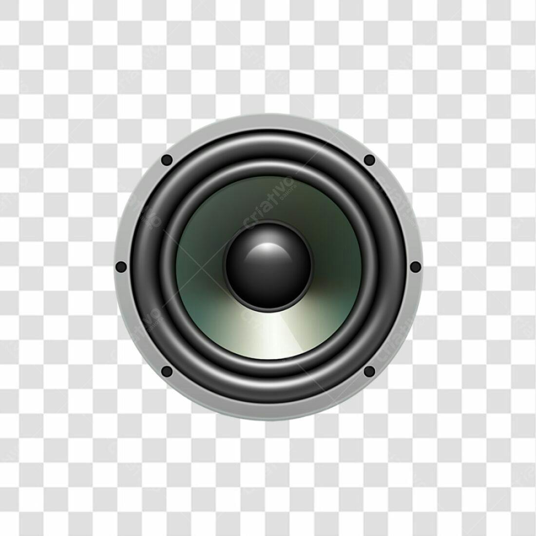 Icone Música Alto Falante PNG com fundo transparente
