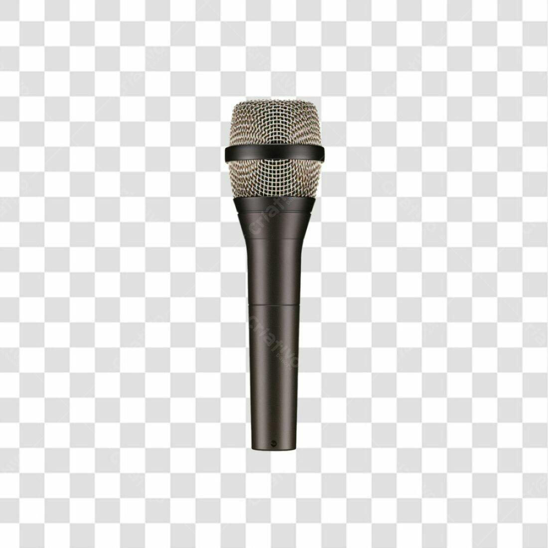 Icone Microfone Estúdio PNG com fundo transparente