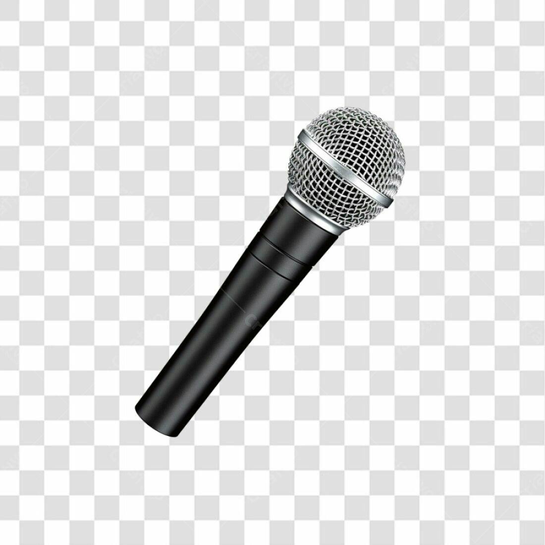 Icone Microfone PNG com fundo transparente
