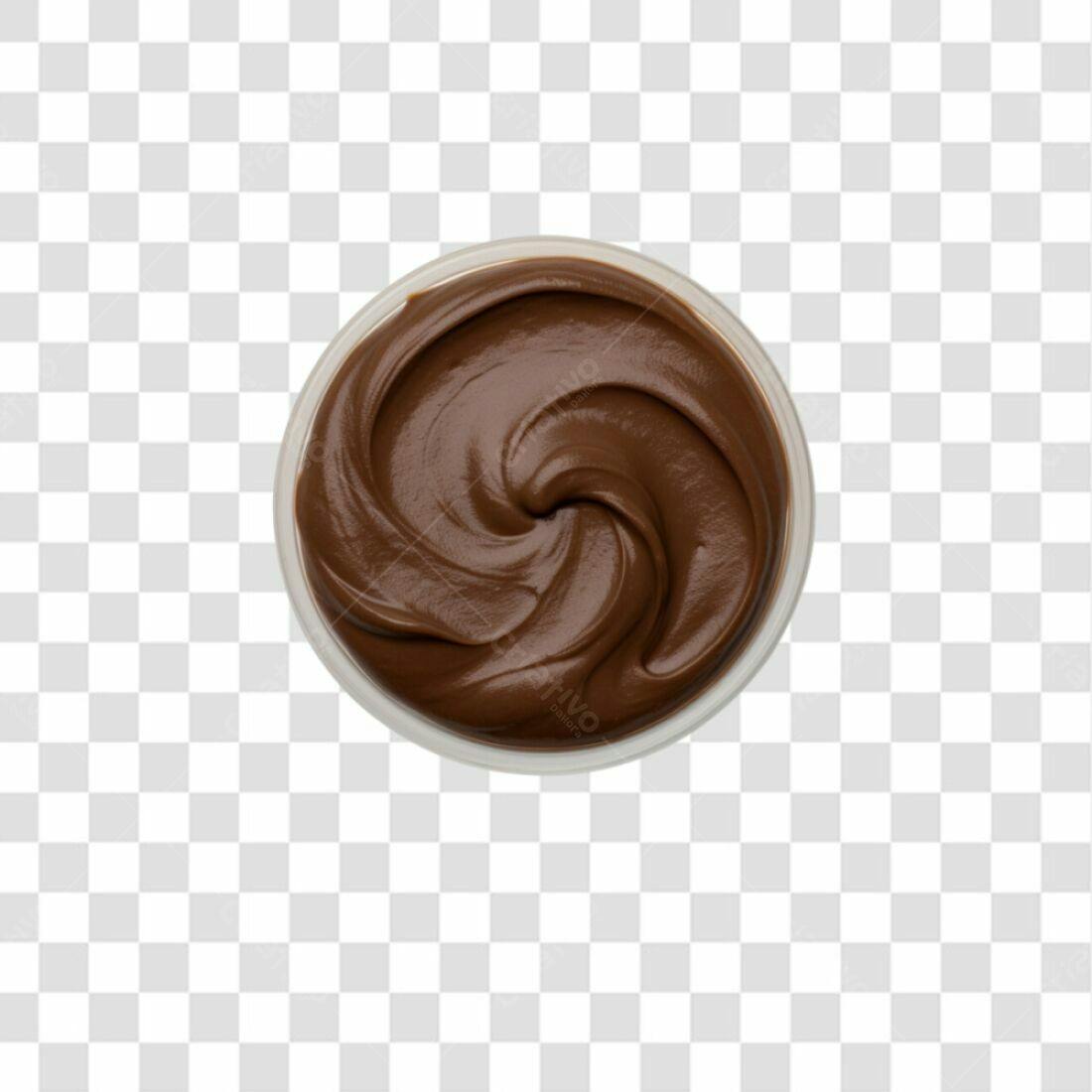 Icone de Pasta de Chocolate PNG com fundo transparente