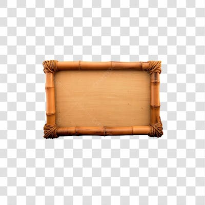 Quadro De Bambu  Imagem Sem Fundo Png  (1)