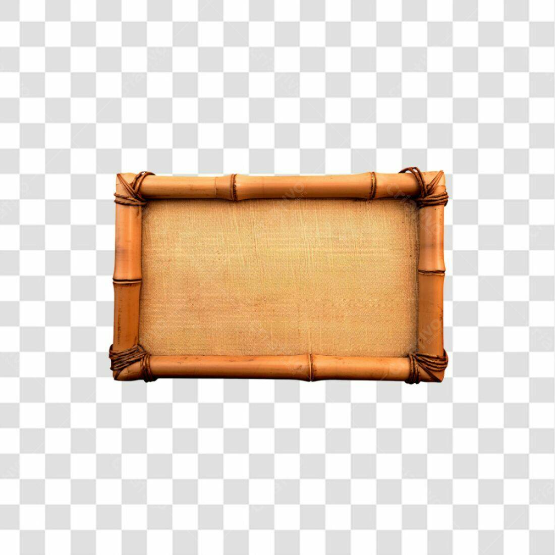 Quadro de Bambu PNG com fundo transparente