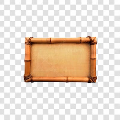 Quadro De Bambu  Imagem Sem Fundo Png  (2)