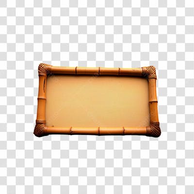 Quadro De Bambu  Imagem Sem Fundo Png  (3)
